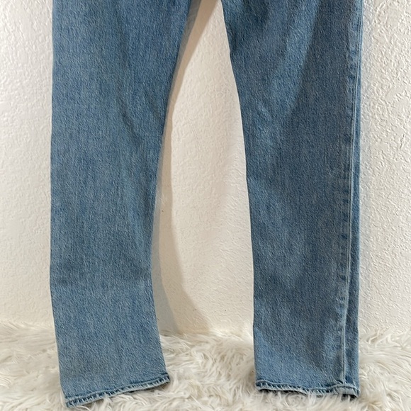 HUDSON JEANS Harlow Split Hem Ultrahigh Waist Cigarette Jeans in Stellar NEW - Picture 9 of 16